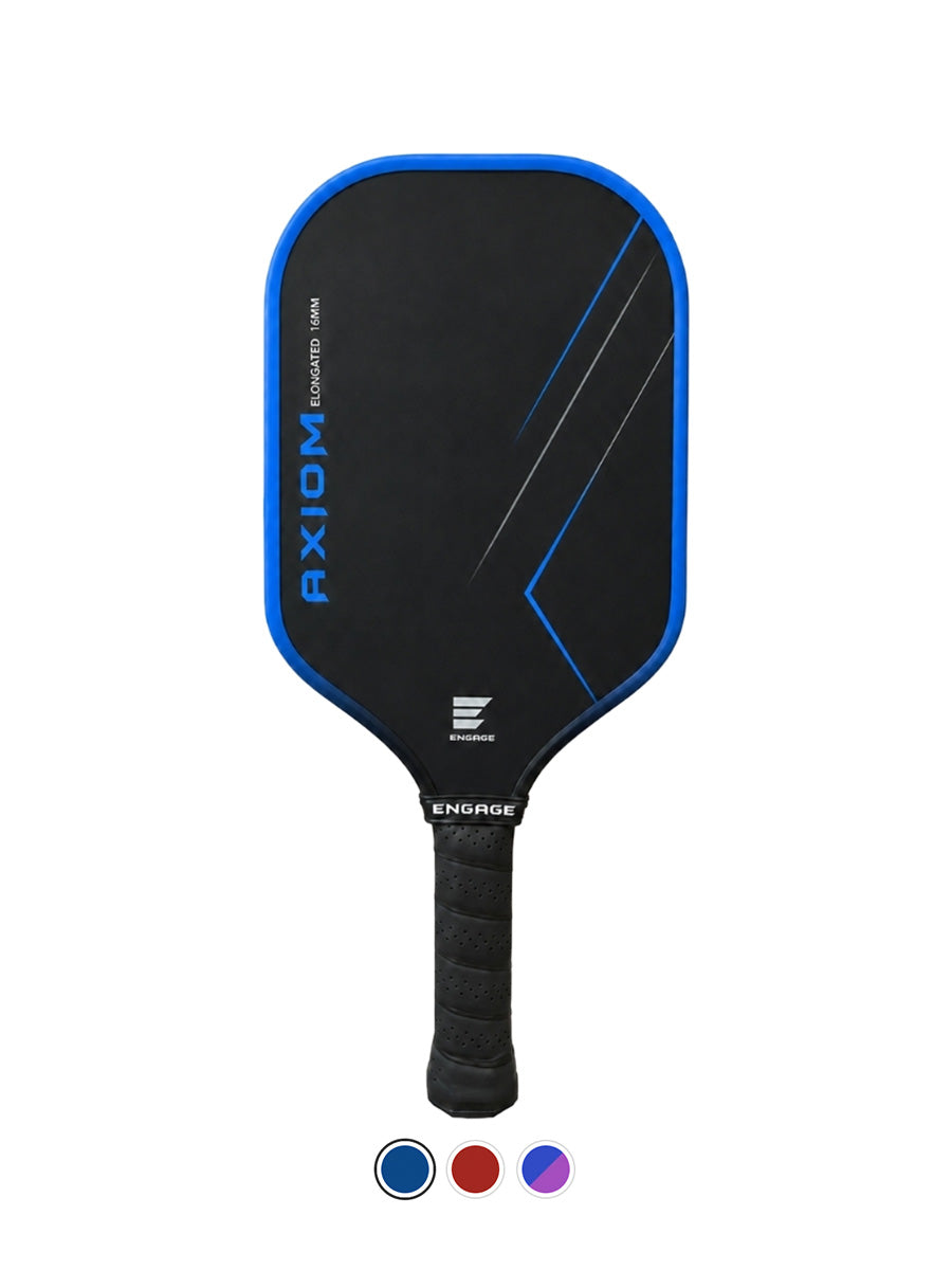 Engage Axiom Elongated Pickleball Paddle | Durable Grit - Royal Blue