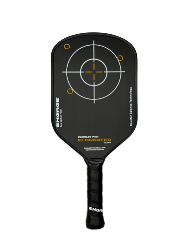 Engage Pursuit Pro1 Elongated | 15.2mm Power Series Raw Carbon Fiber Pickleball Paddle